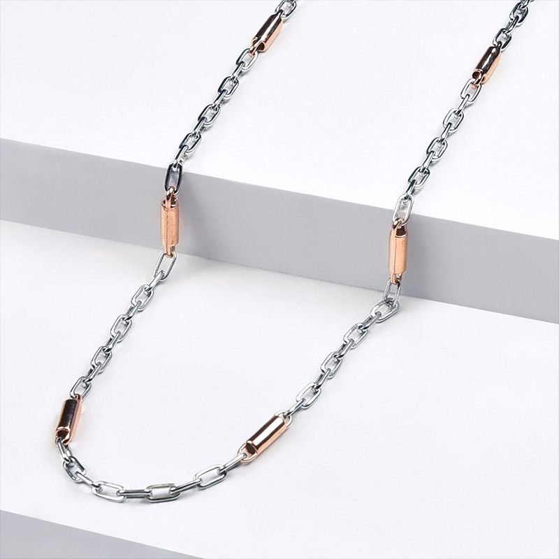 Picture of PATIA PLATINUM AND ROSE GOLD CHAIN