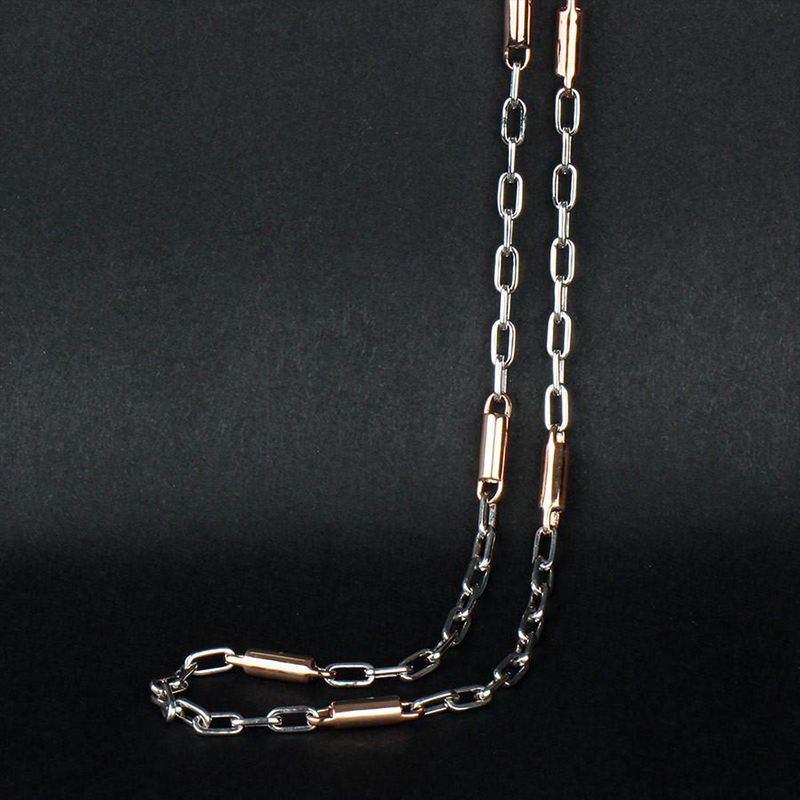 Picture of PATIA PLATINUM AND ROSE GOLD CHAIN